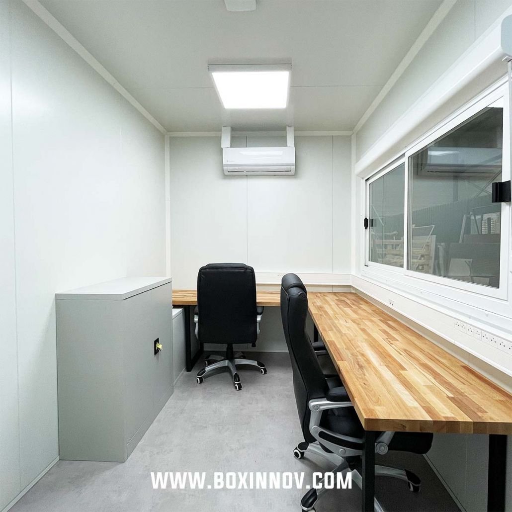 Maison container avec terrasse